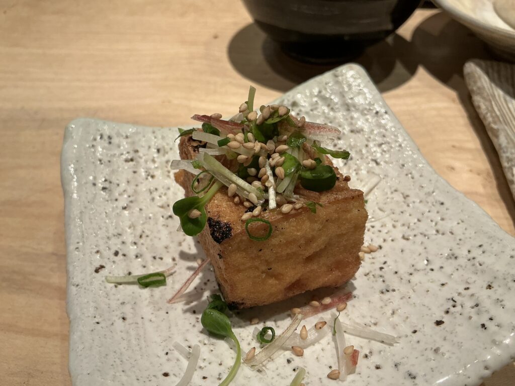 鳥しきの厚揚げ