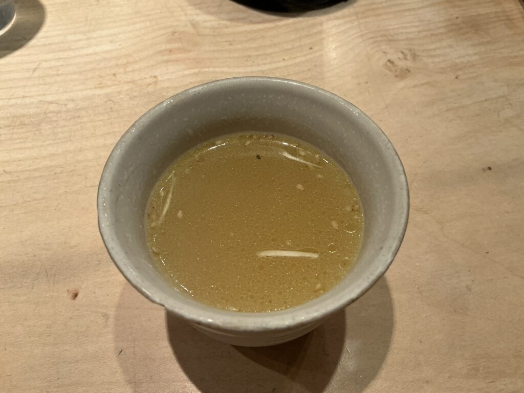 鳥しきの鳥スープ