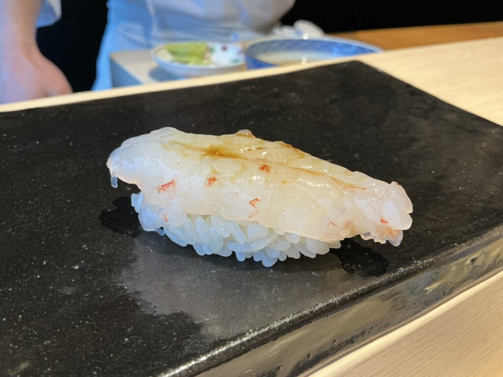 麻布鮨功のボタンエビ