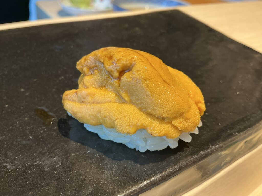 麻布鮨功のウニ