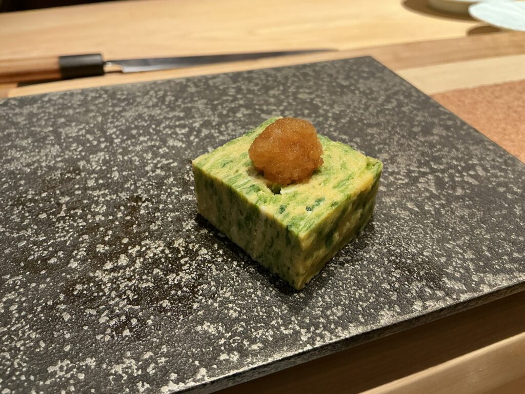 鮨結う紬の玉子