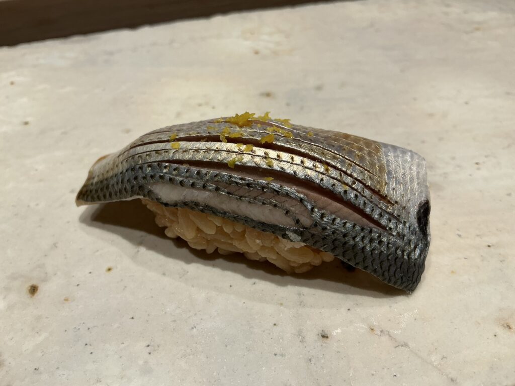 寿司清のコハダ