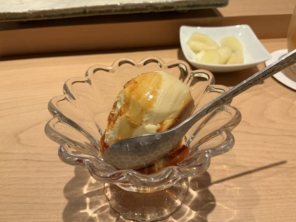 寿司清のプリン