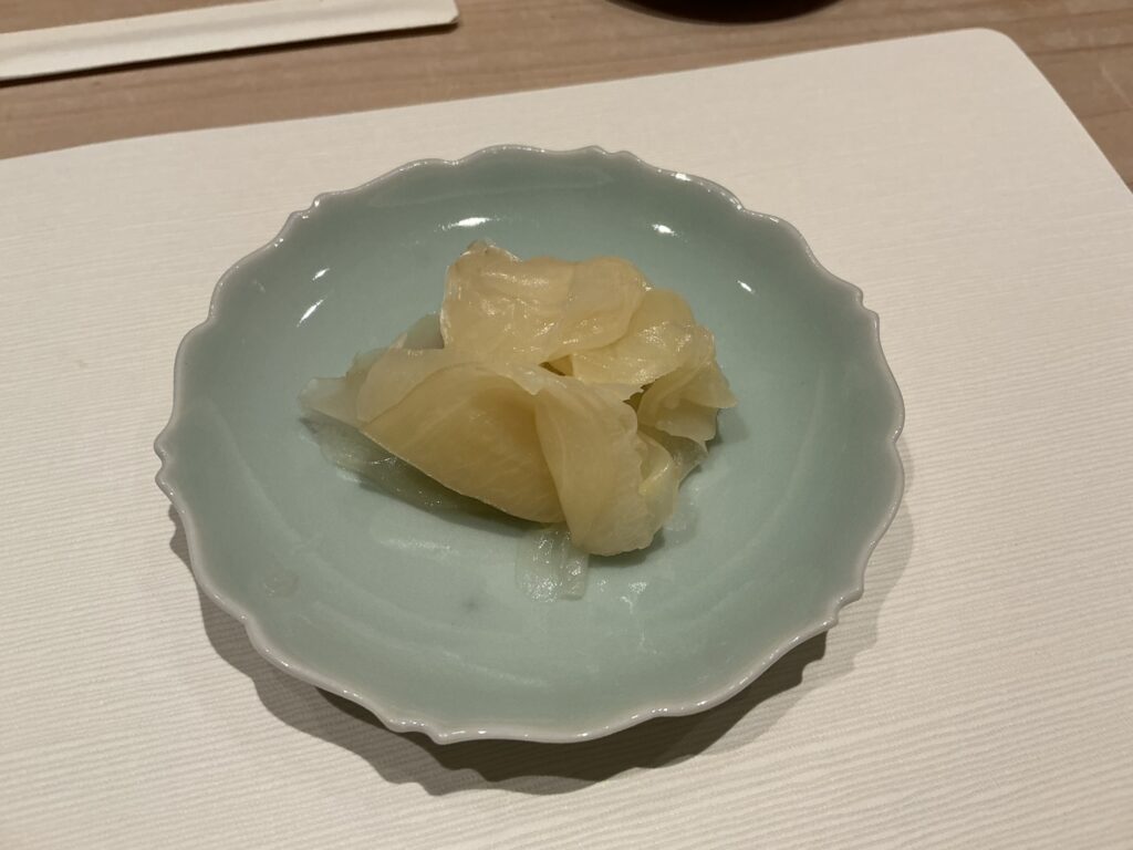 鮨みずかみのガリ