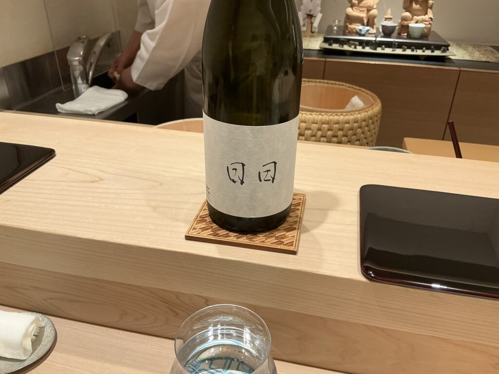鮨みずかみの日本酒