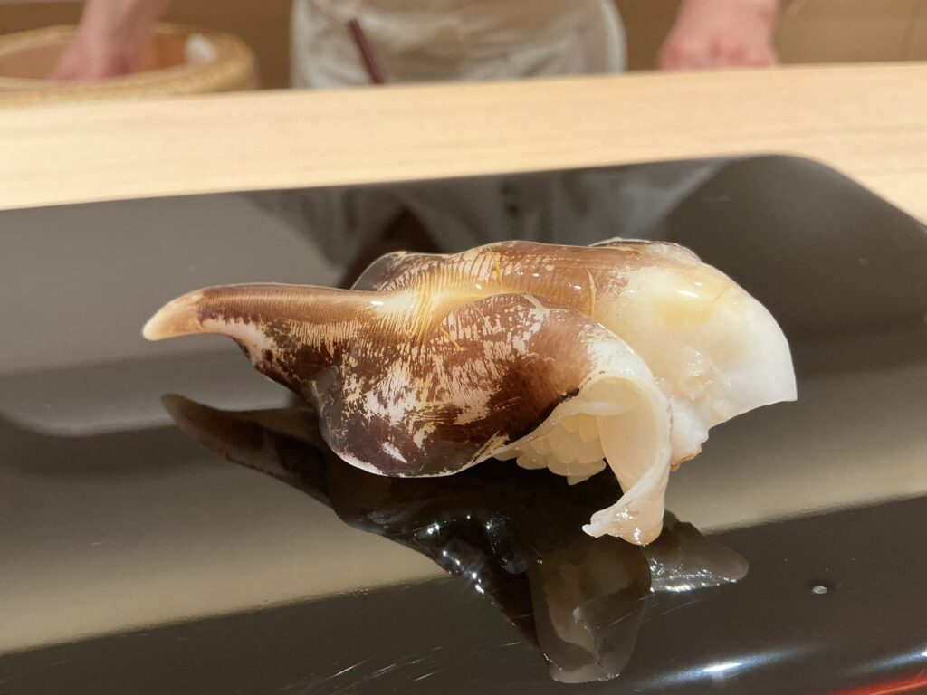 鮨みずかみのトリガイ