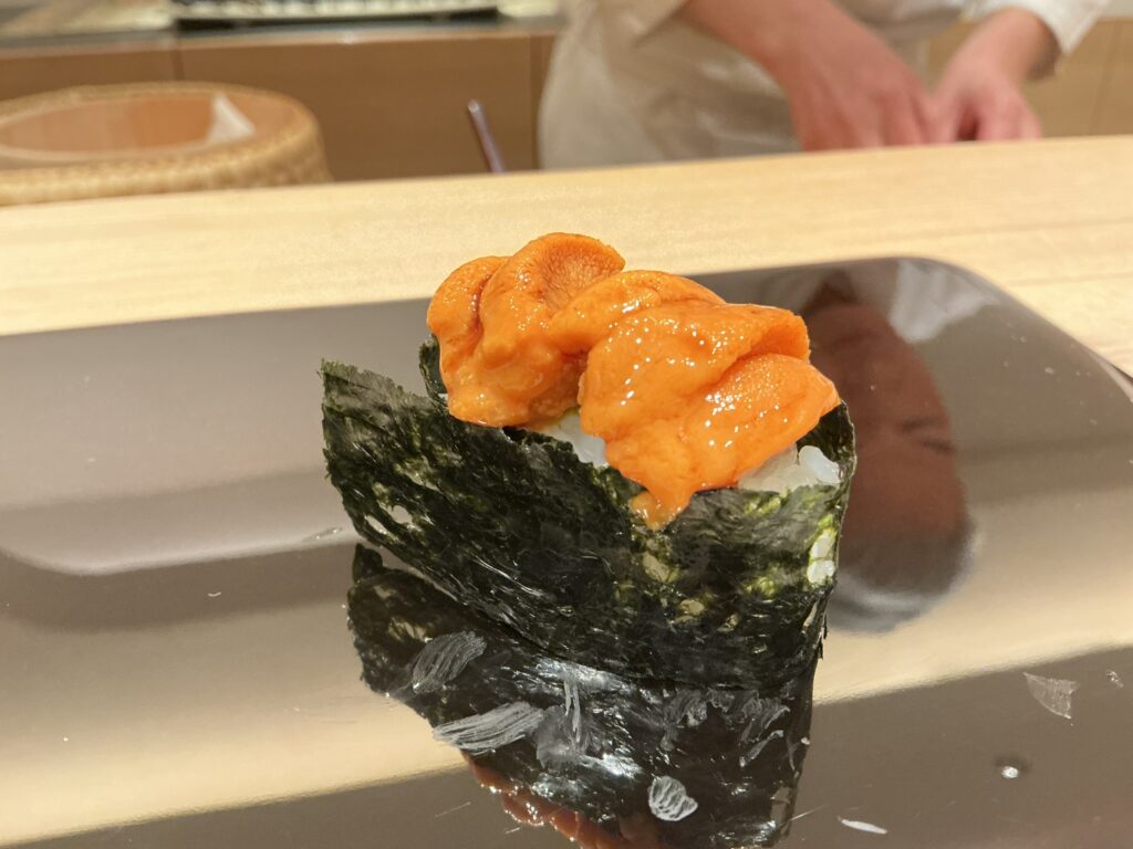 鮨みずかみのウニ