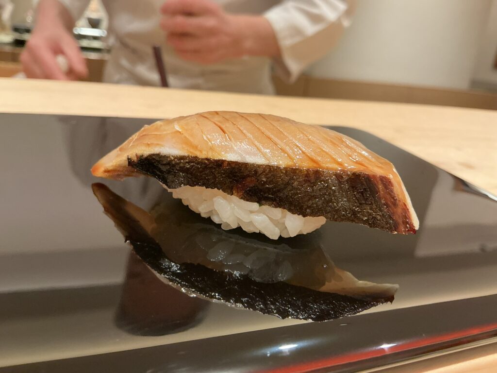 鮨みずかみのサワラ