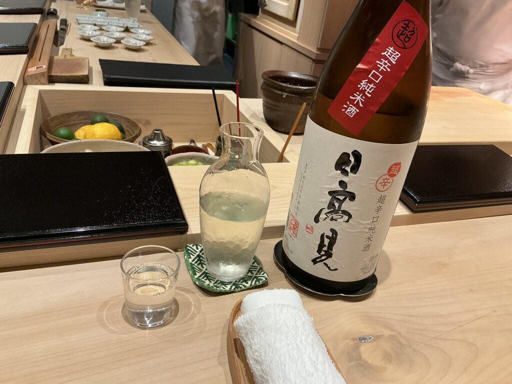 すし良月の日本酒