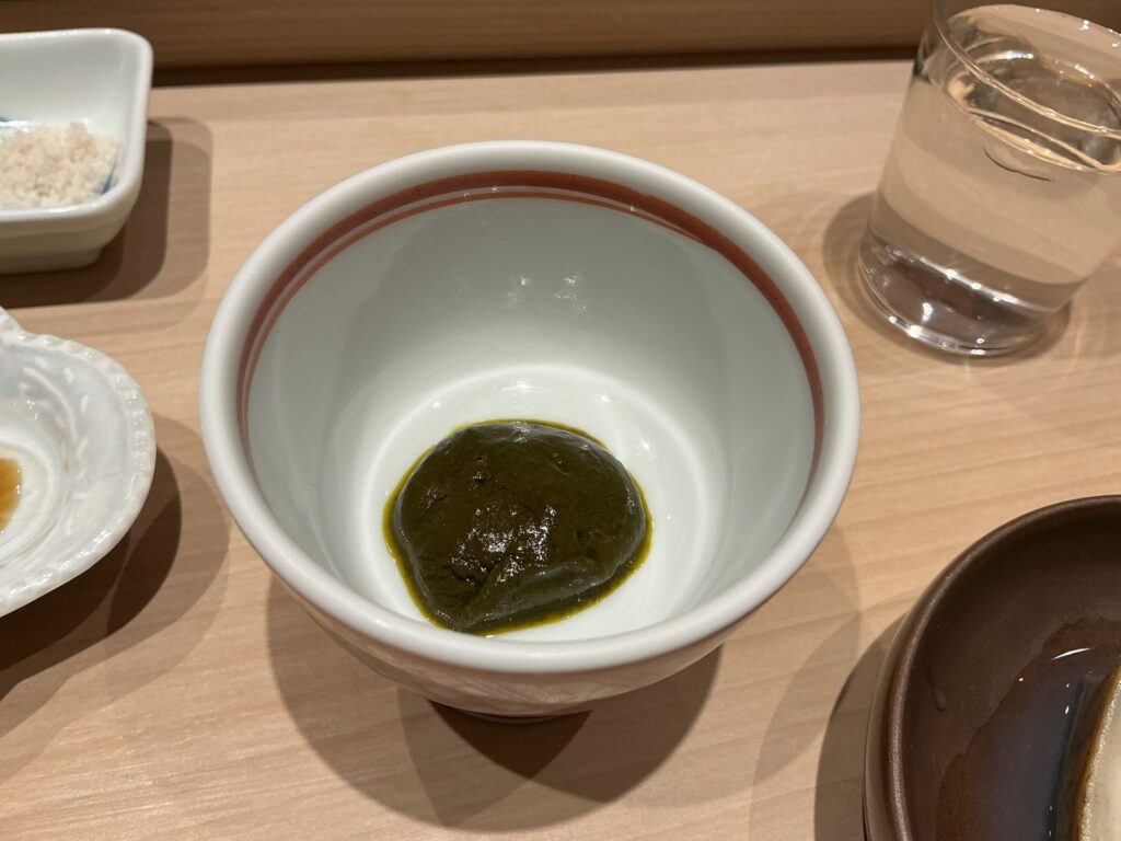 すし良月のアワビ