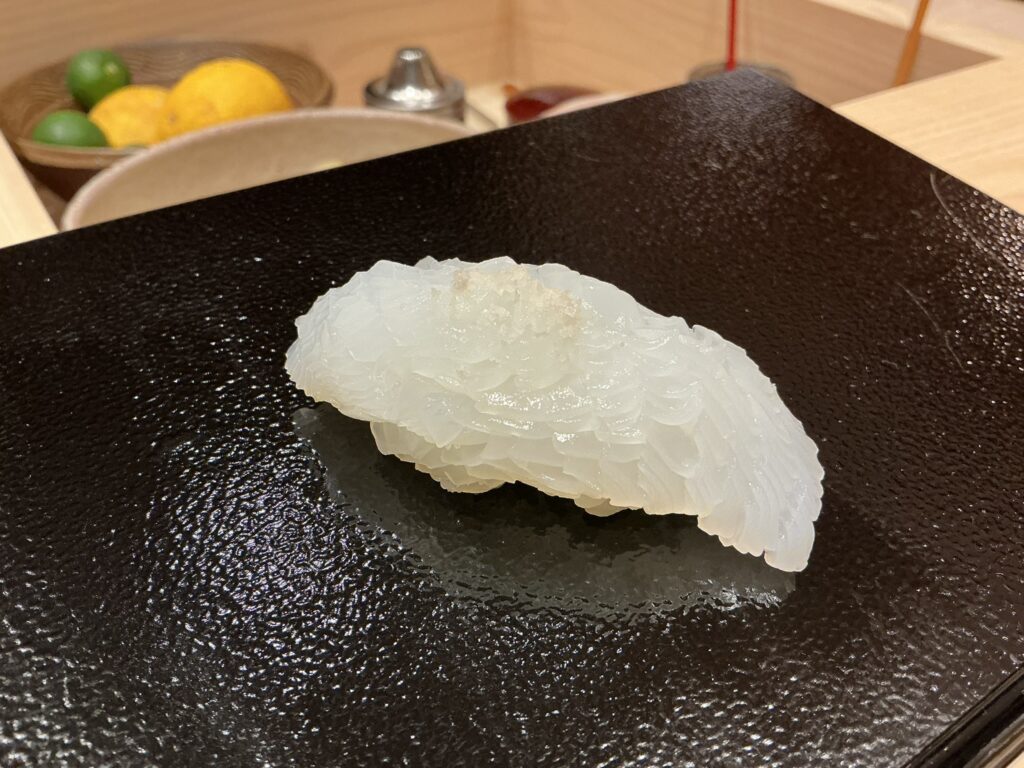 すし良月のアオリイカ