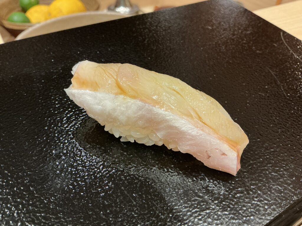 すし良月のシロアマダイ