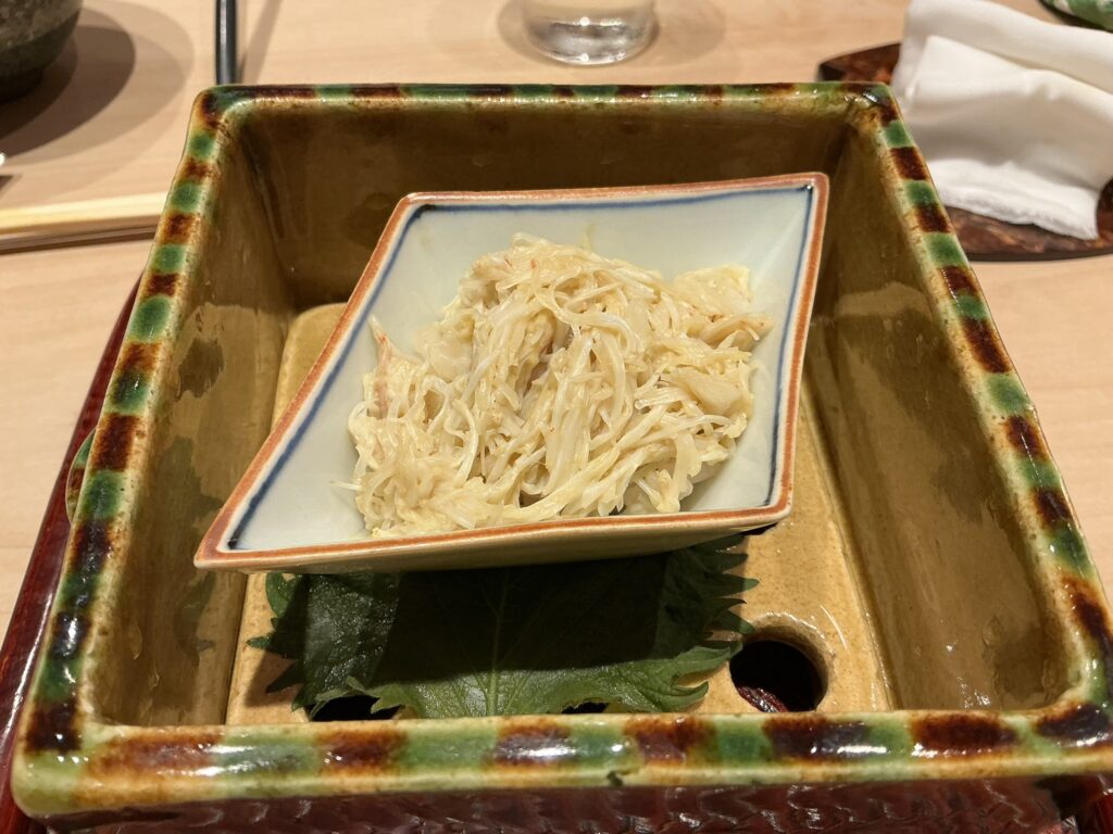 すし良月のケガニ