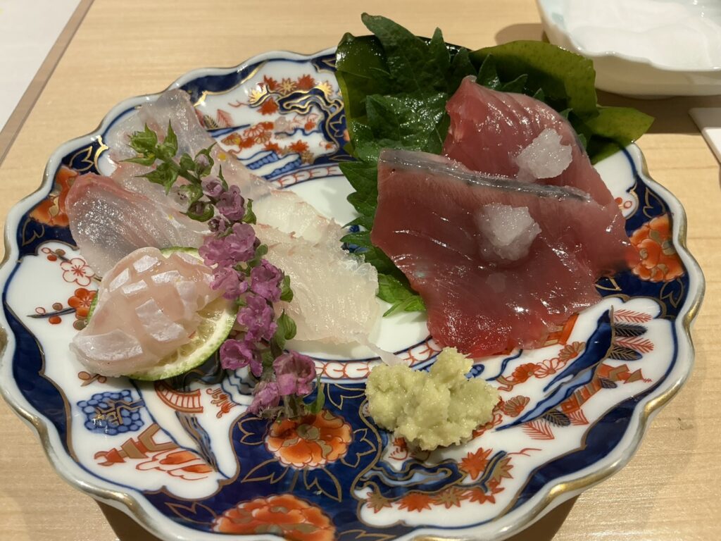 鮨幸凛のヒラメとカツオ