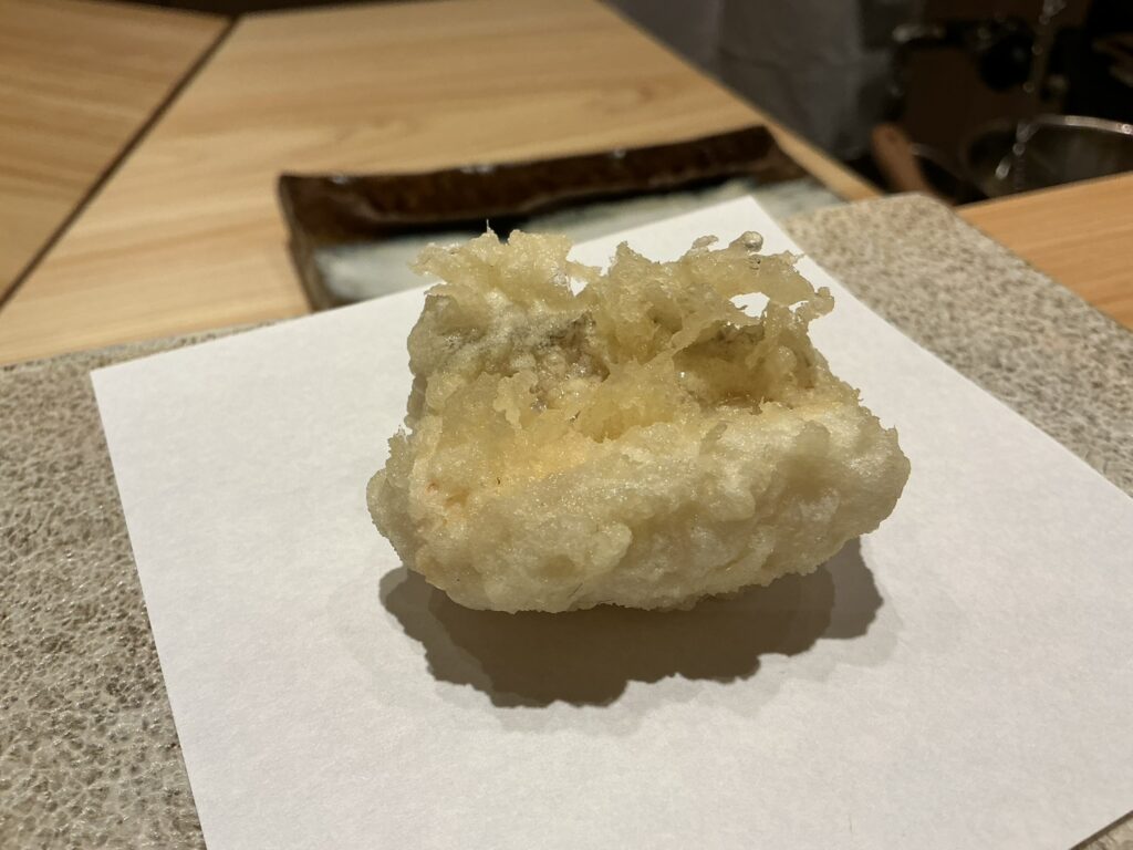 天ぷら北川のアマダイ