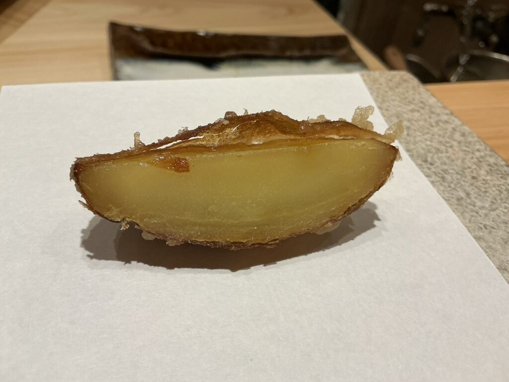 天ぷら北川のジャガイモ