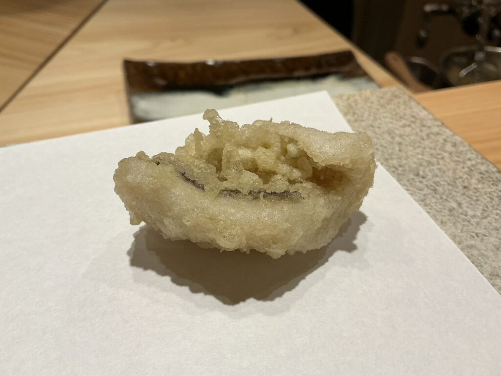 天ぷら北川のメバル