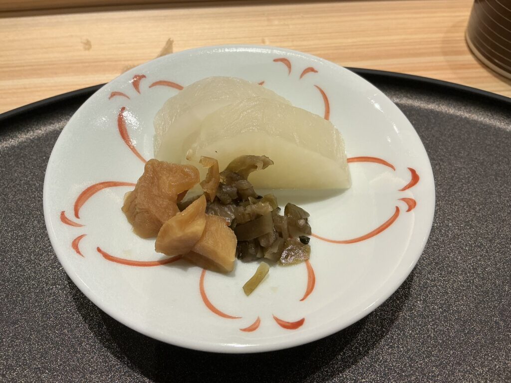 天ぷら北川のお新香