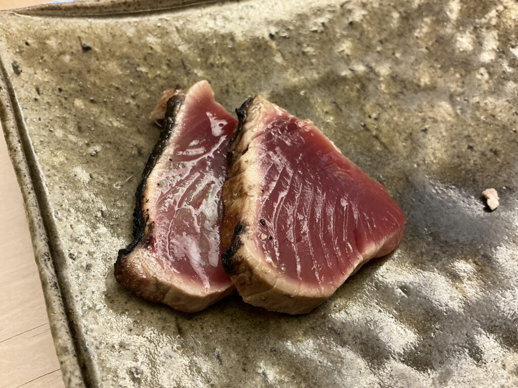 鮨おばなのカツオ