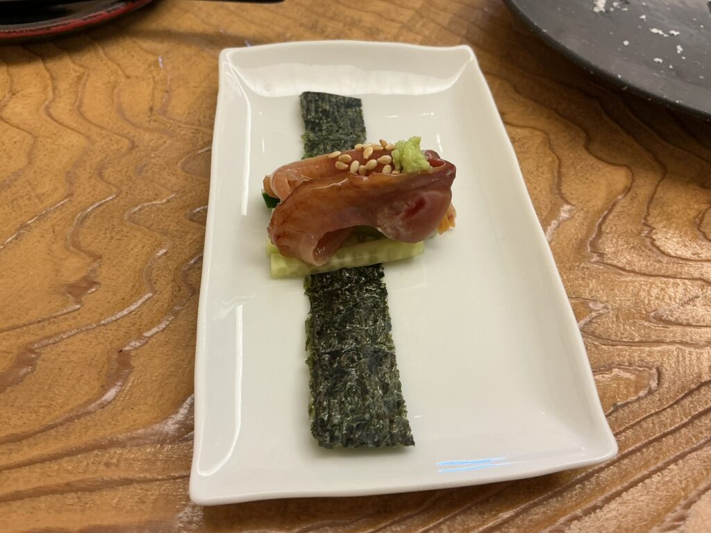 鮨おばなのアカガイ