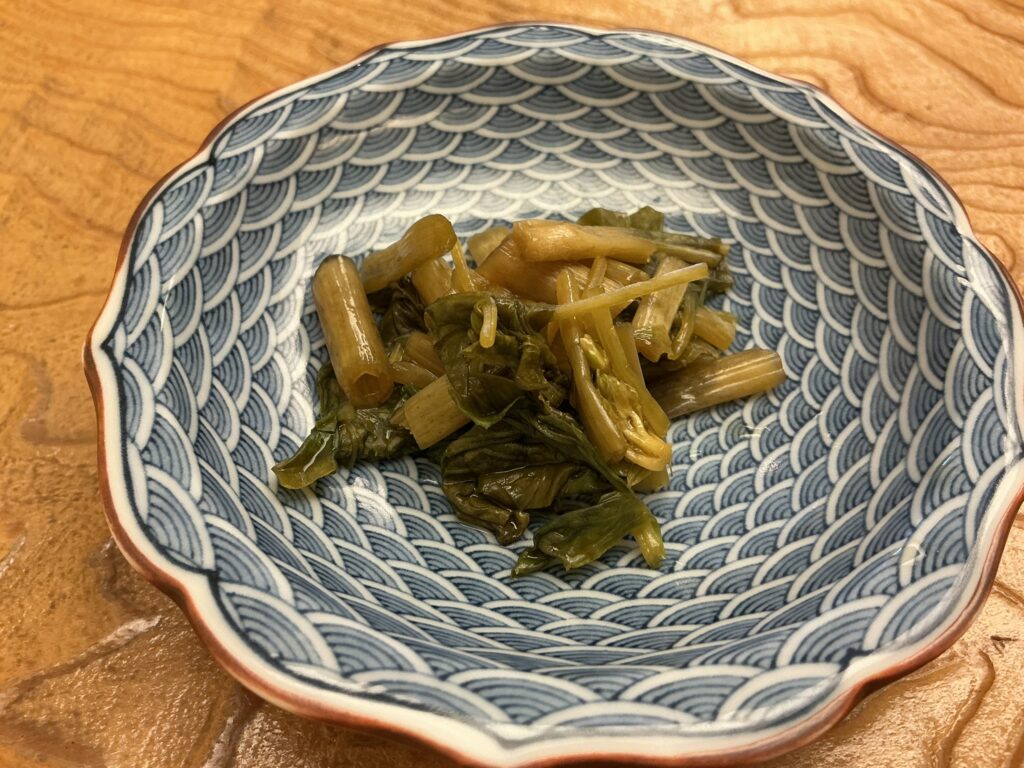 鮨おばなのワサビ