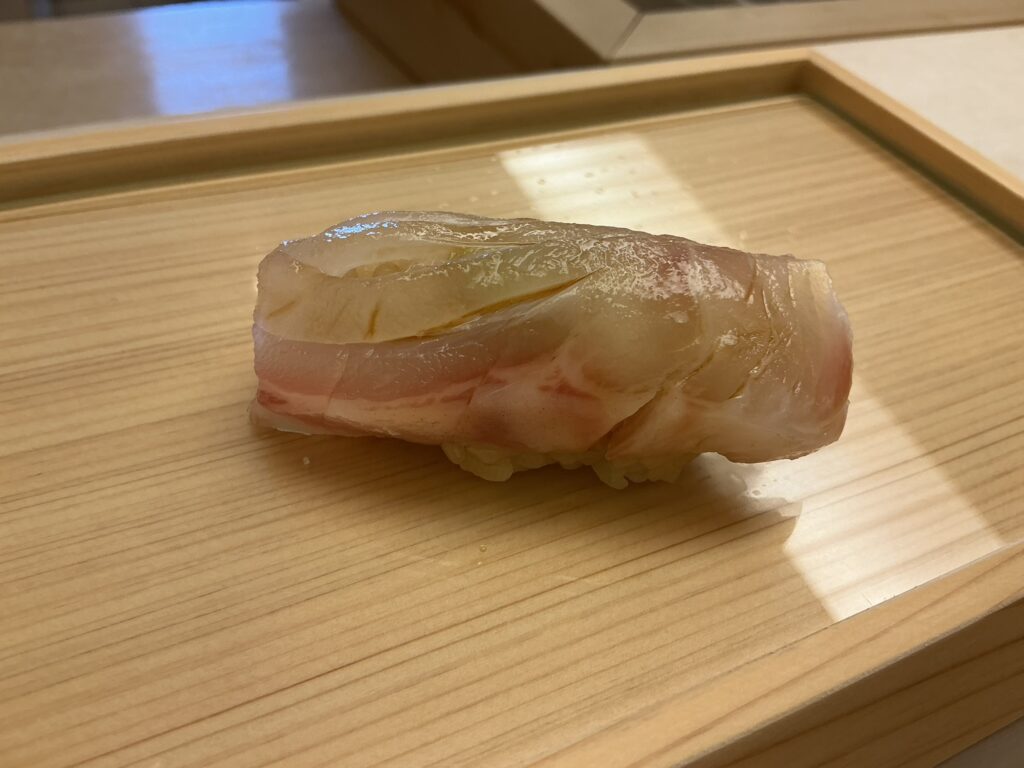 鮨おばなのイサキ