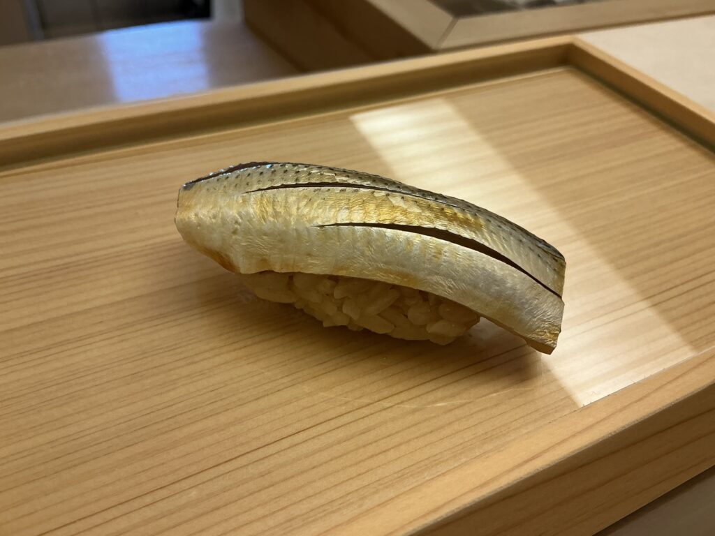 鮨おばなのコハダ