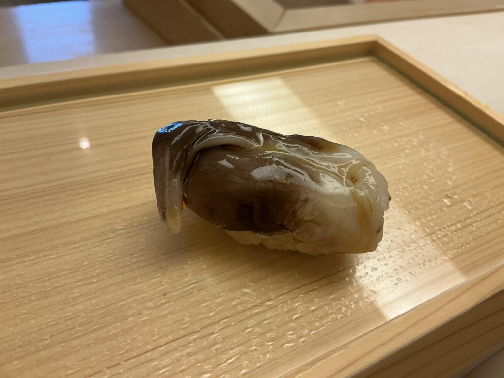鮨おばなのトリガイ