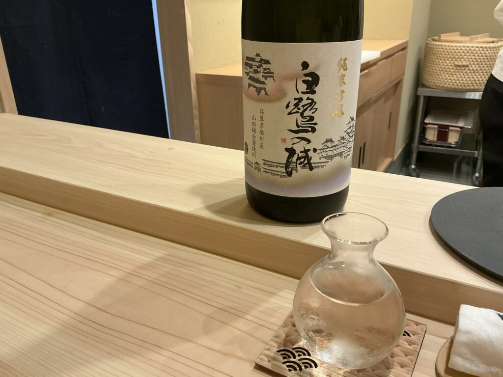 鮨かみなりの日本酒