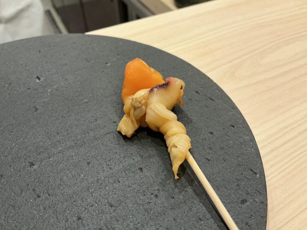 鮨かみなりのアオヤギ