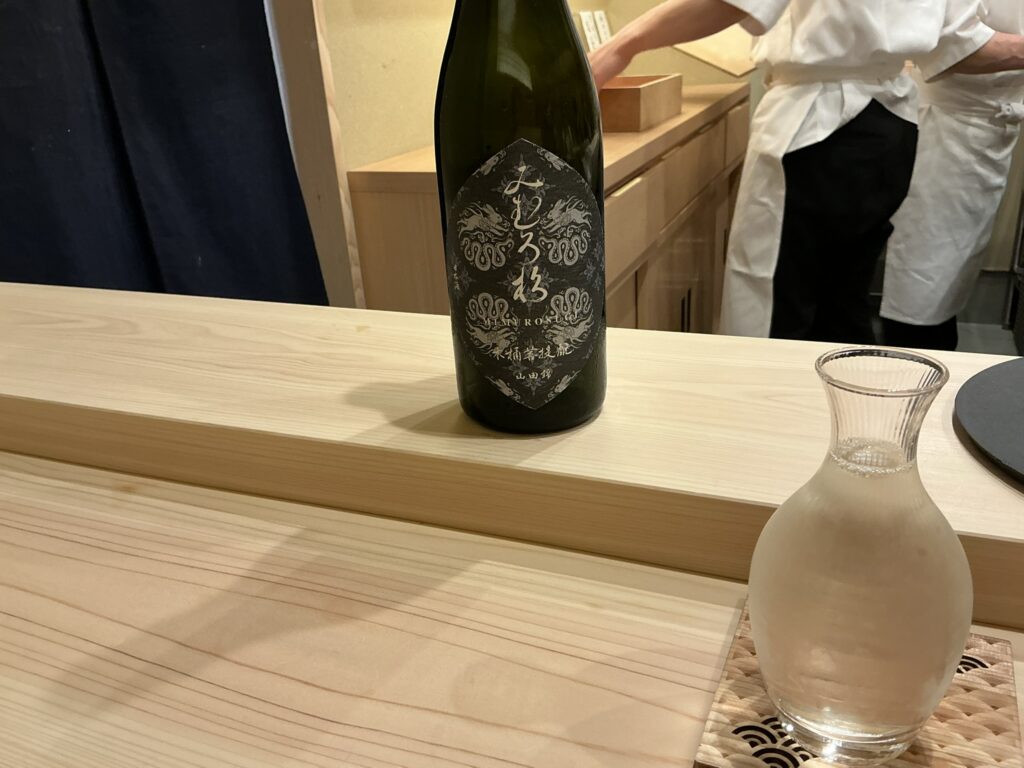 鮨かみなりの日本酒