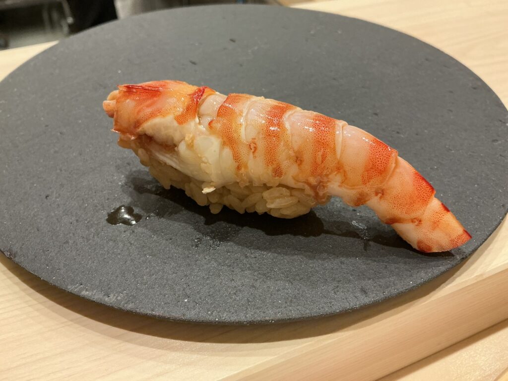 鮨かみなりのクルマエビ