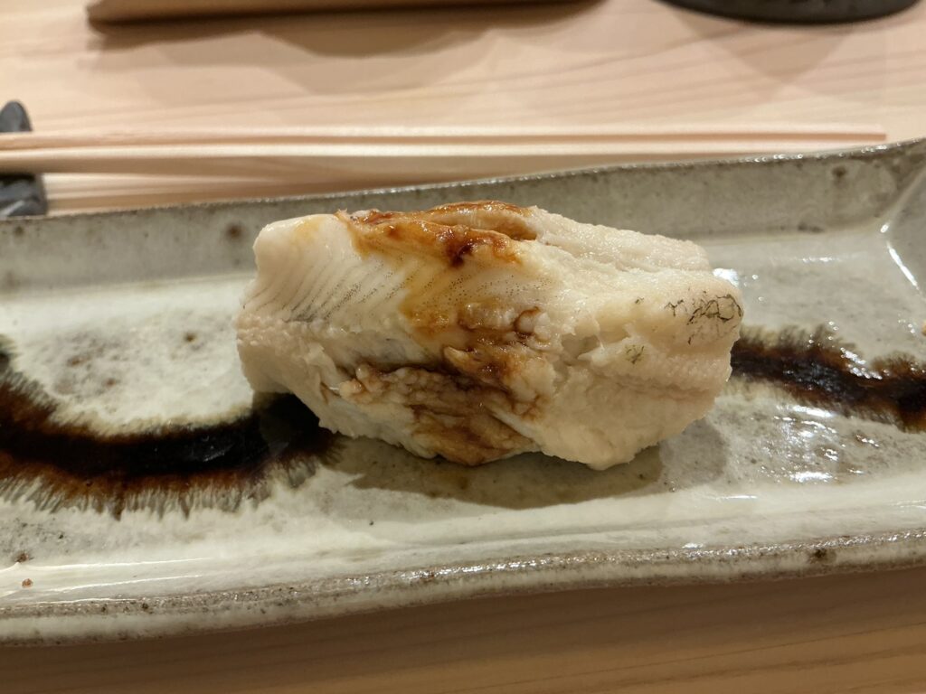 鮨かみなりのアナゴ