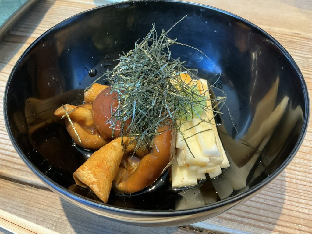 更科天狐の飛騨じゃんぼなめことわさび芋