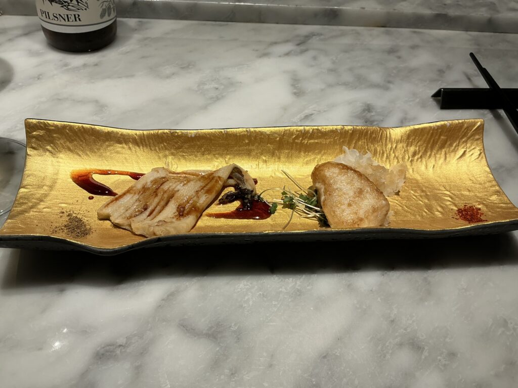 向日葵のハモとマフグの白子