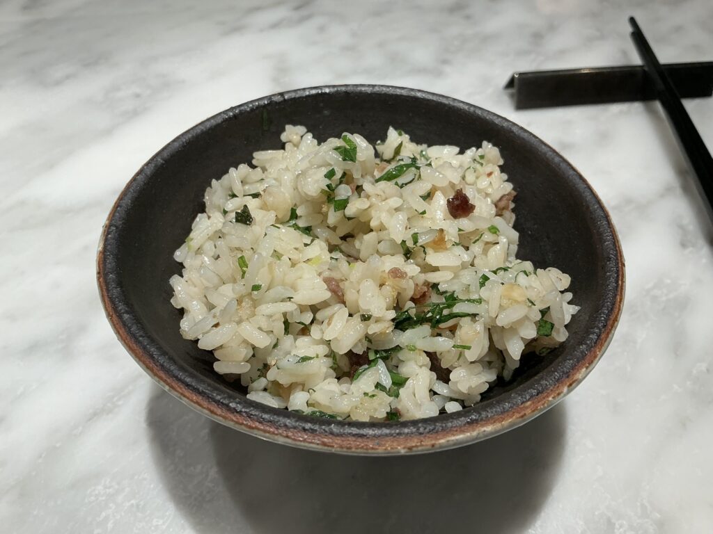 向日葵のガーリックライス