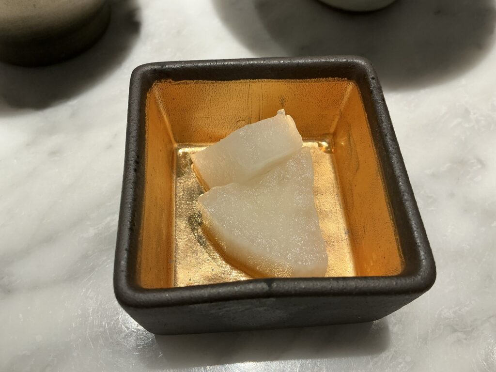 向日葵の大根の漬物