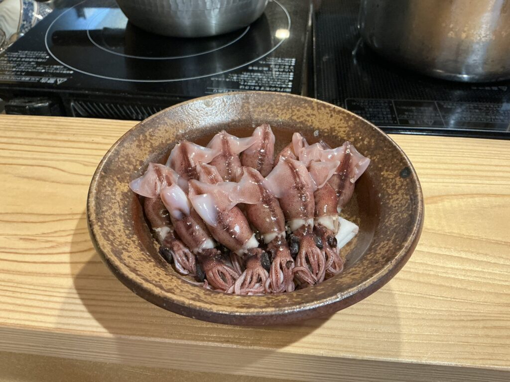 天ぷら浅沼のホタルイカ