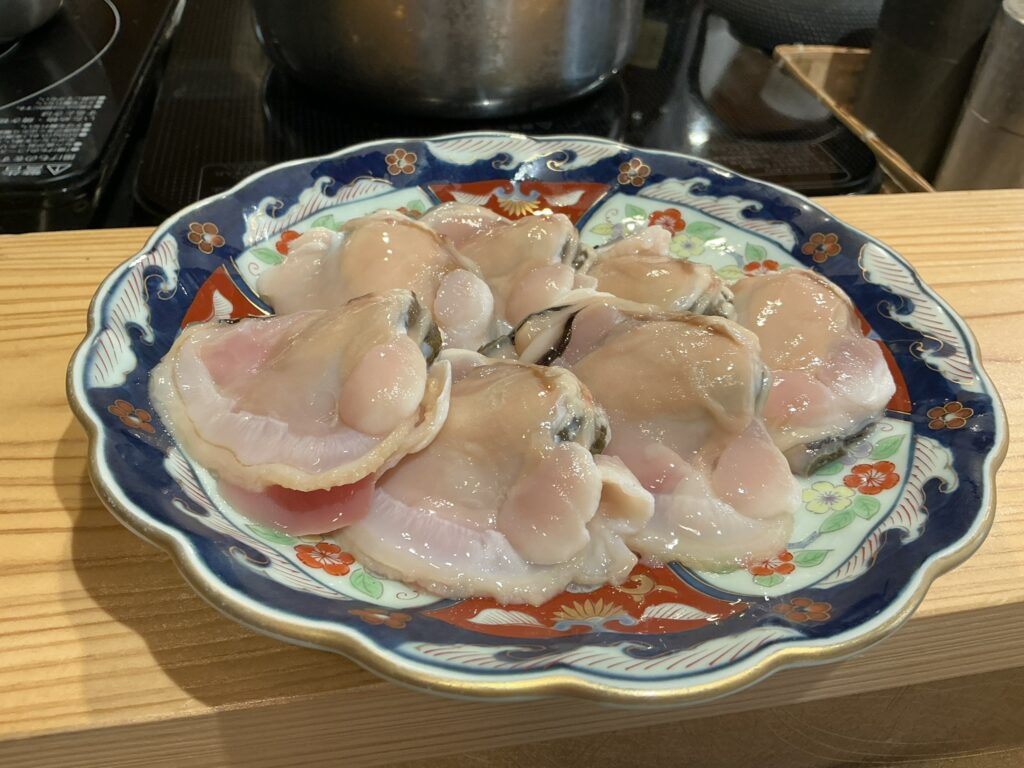 天ぷら浅沼のハマグリ