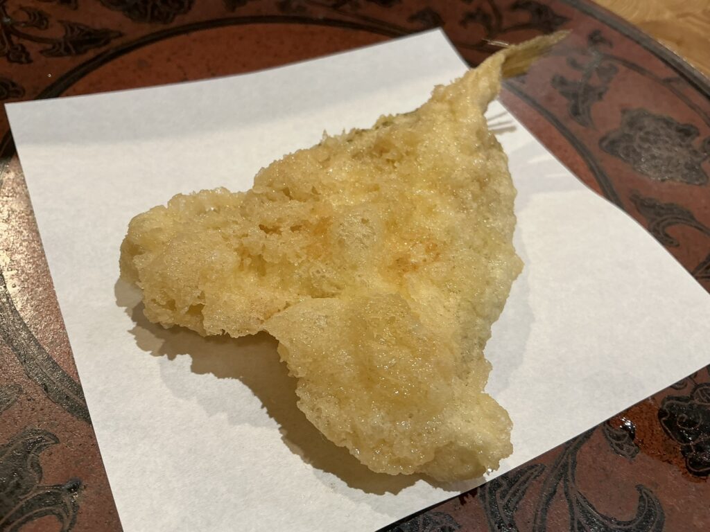 天ぷら浅沼のキス