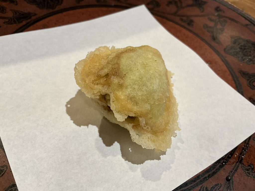 天ぷら浅沼のフキノトウ