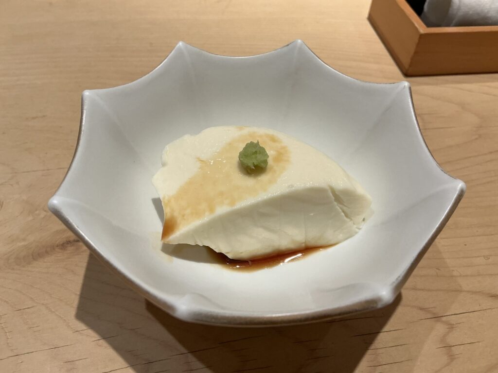 鮨結う紬の峯岡豆腐