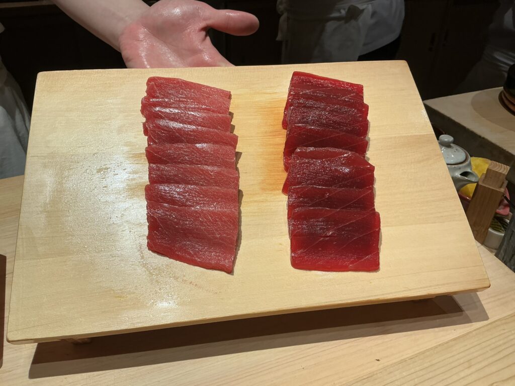 鮨結う紬のマグロ