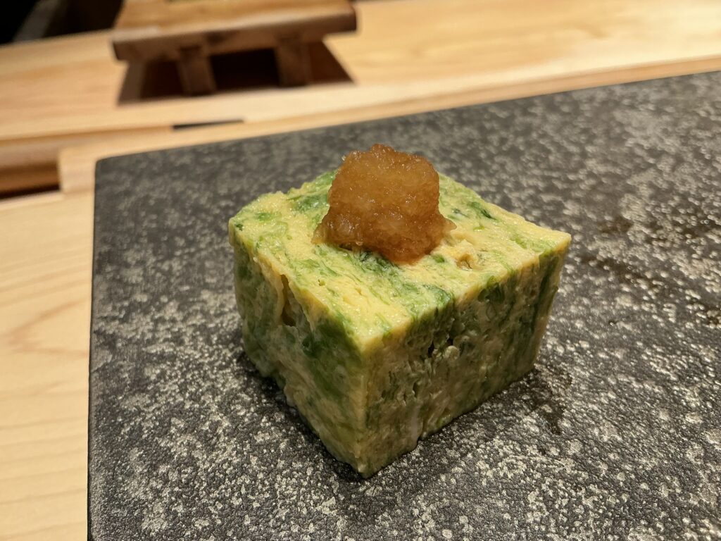 鮨結う紬の玉子