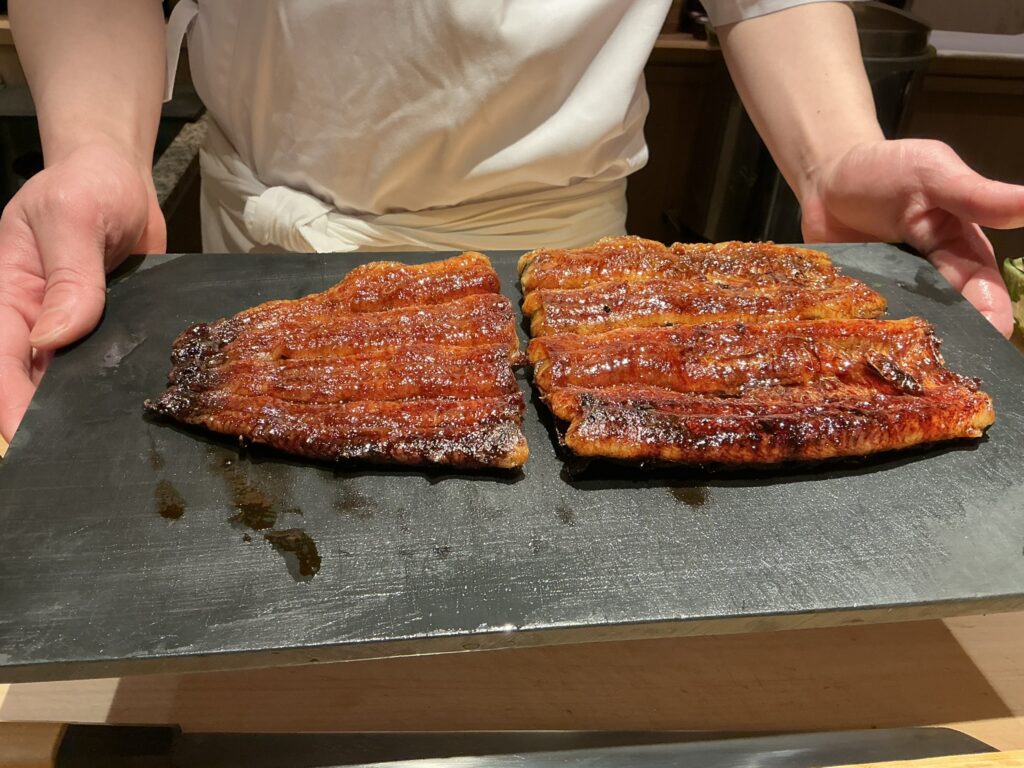 鮨結う紬のウナギ