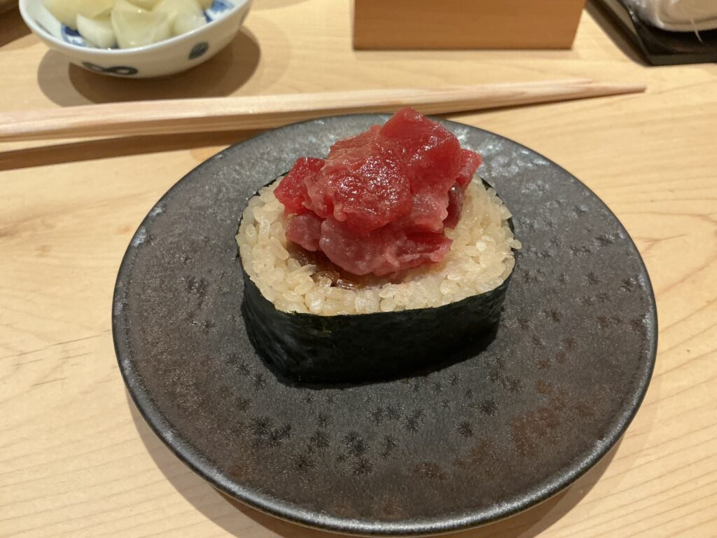 鮨結う紬の福巻き