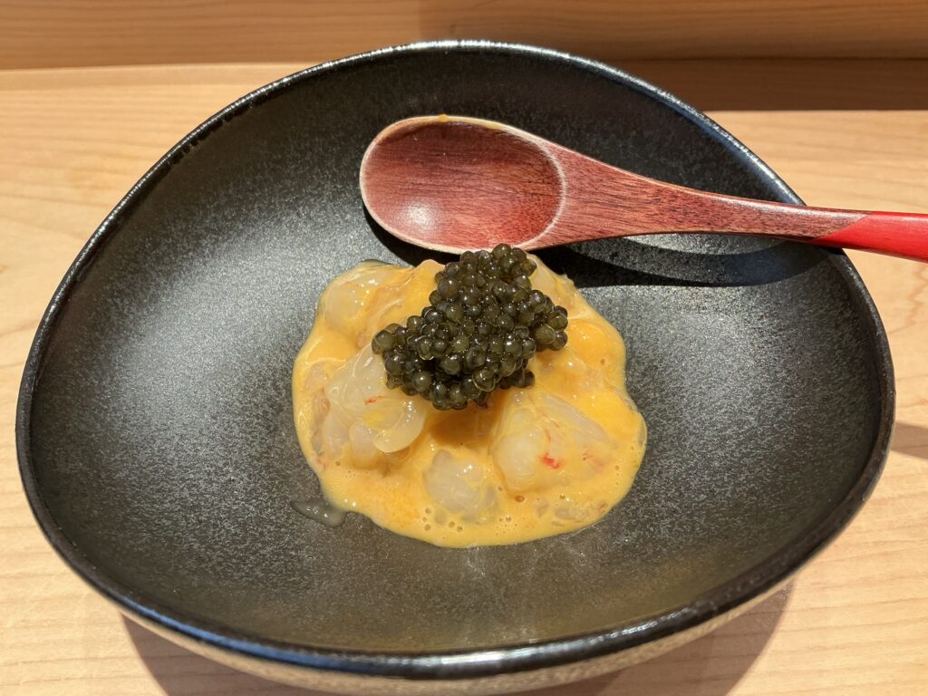 寿司清のムラサキウニ