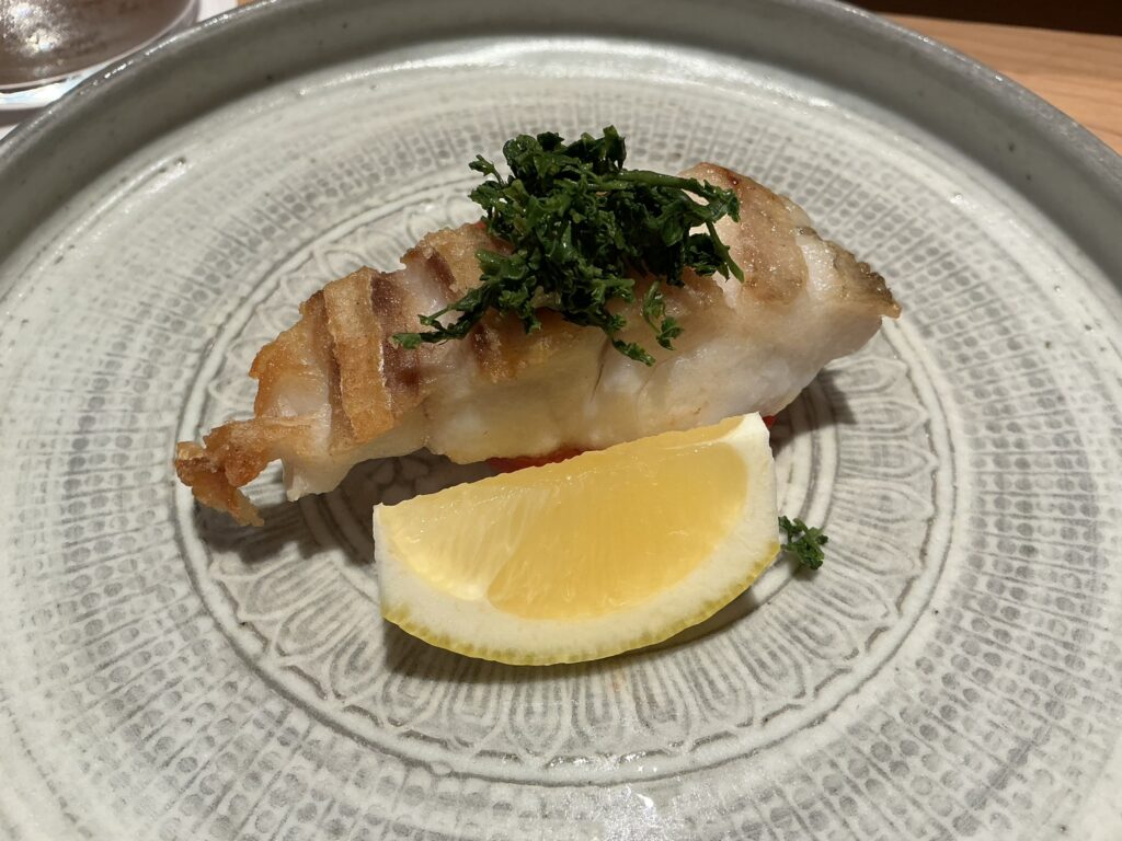 寿司清のシロアマダイ