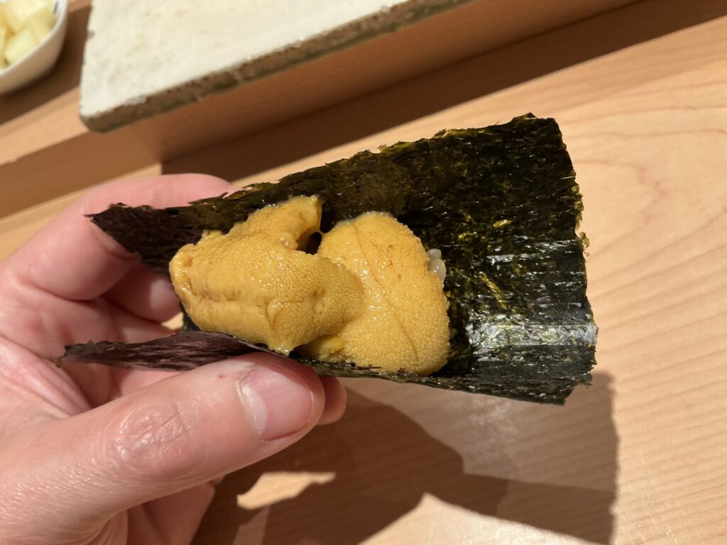 寿司清のウニ