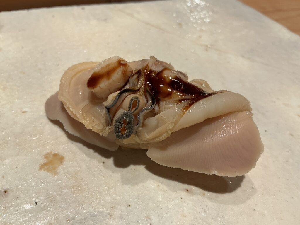 寿司清のハマグリ
